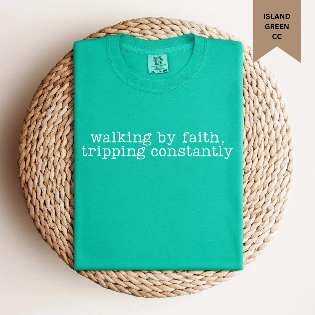 Walking by Faith Tee.