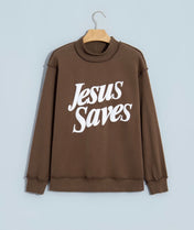 Jesus Saves Baggy Sweatshirt Full Run RTS