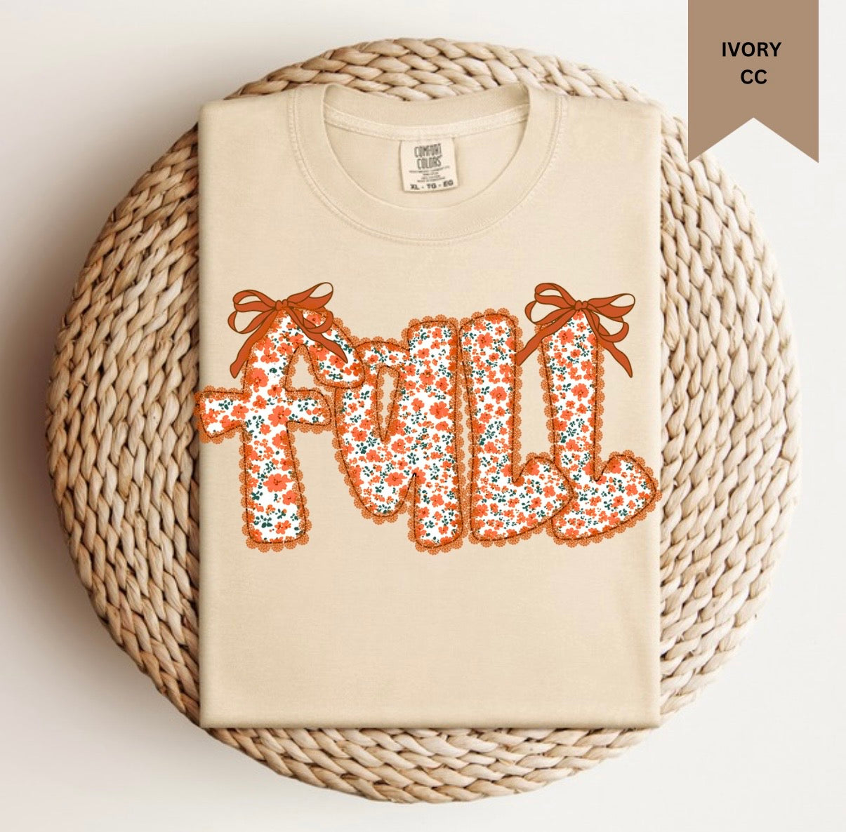 Fall Floral Bows Tee.