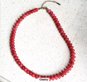 Trendy Stone Colorful Necklace