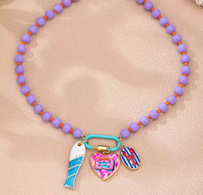 Charm Coastal Beach Necklace