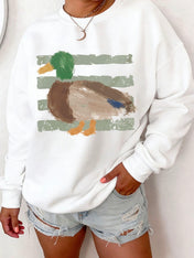 Mallard Graphic Pullover