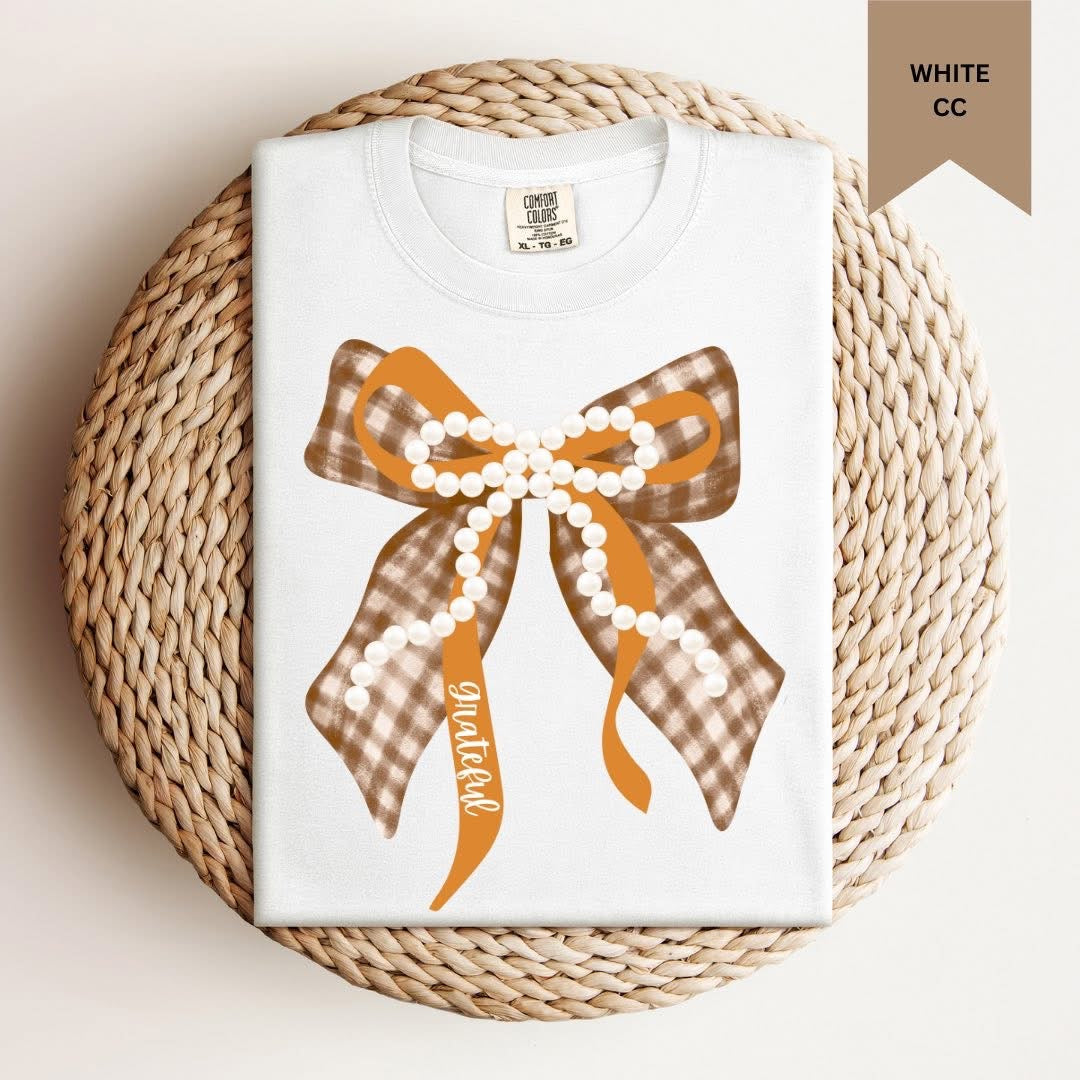 Grateful Pearl Bow Tee.