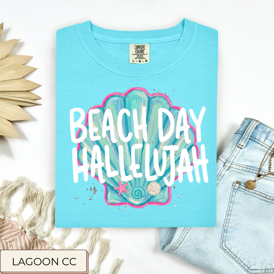 Beach Day Hallelujah Tee.