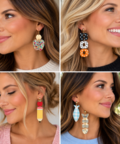 Trendy Seasonal Earrings RTS
