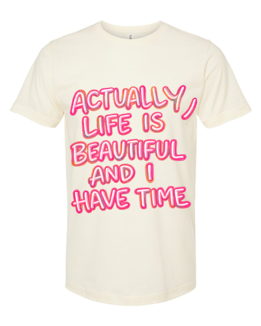 Tultex Life Is Beautiful Tee.