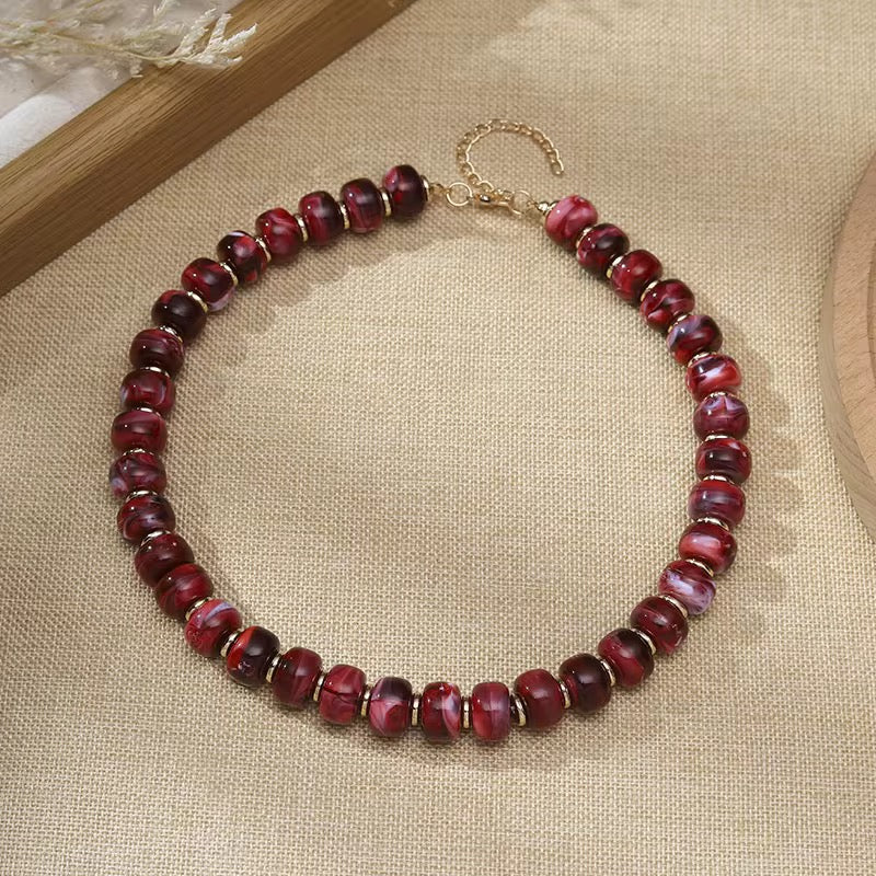 Acrylic Beaded Necklace