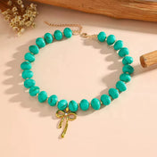 Beaded Bow Necklace