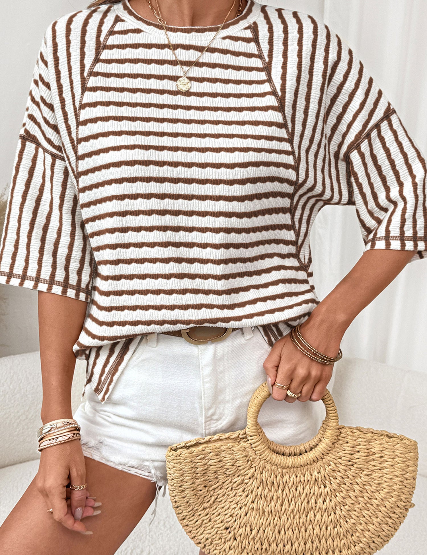 Stripe Knit Top