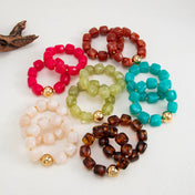 Chunky Stackable Bracelet Set