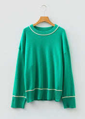 Sea Green Baggy Sweater