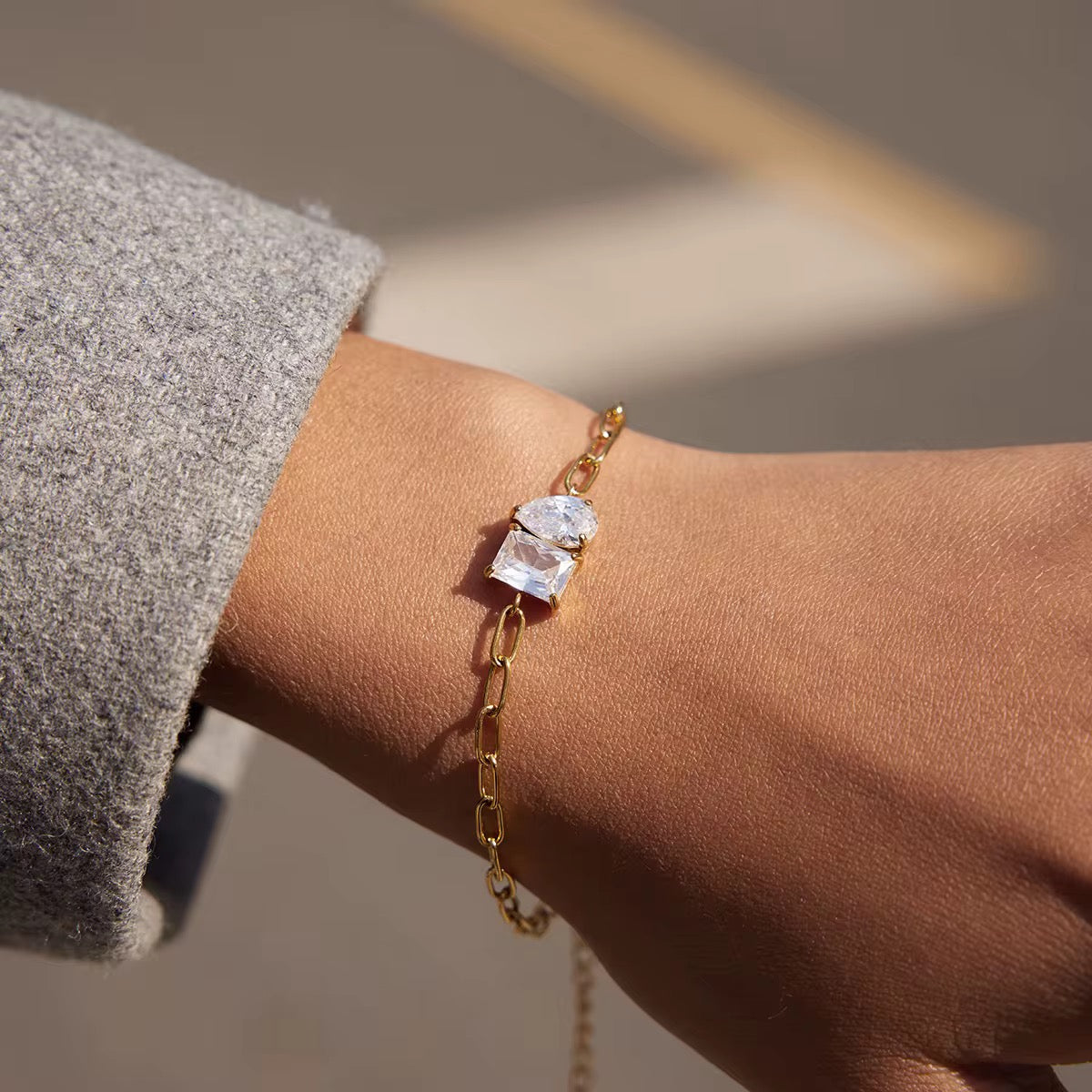 Paperchain Diamond Bracelet New RTS