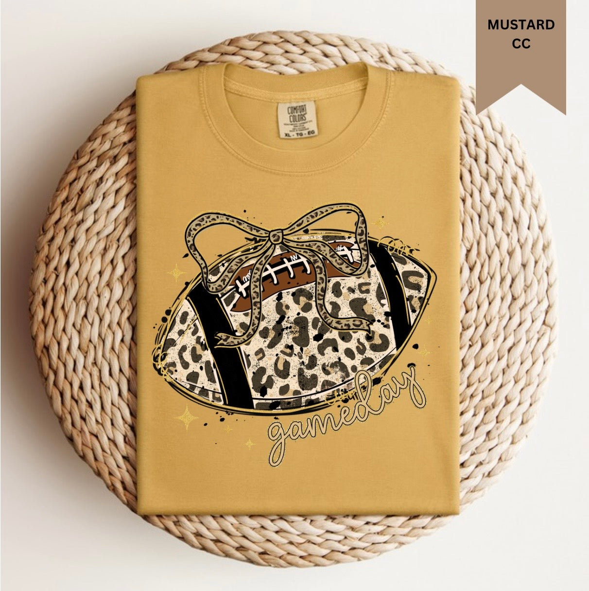 Leopard Gameday Football Tee.