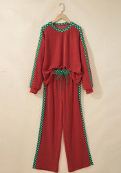 Ribbed Leopard Trim Set