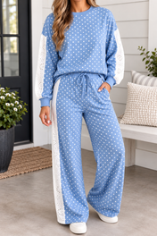 Polka Dot Eyelet Set
