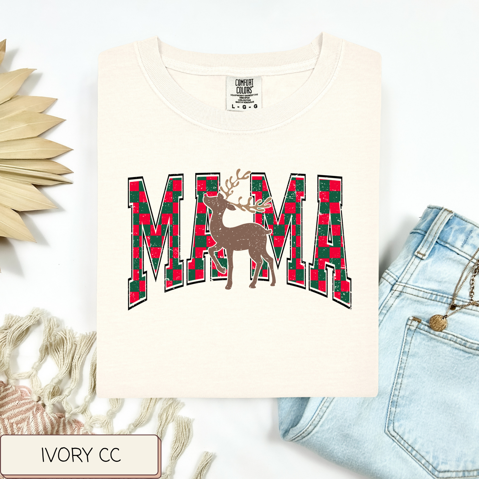 Mama Reindeer Tee.