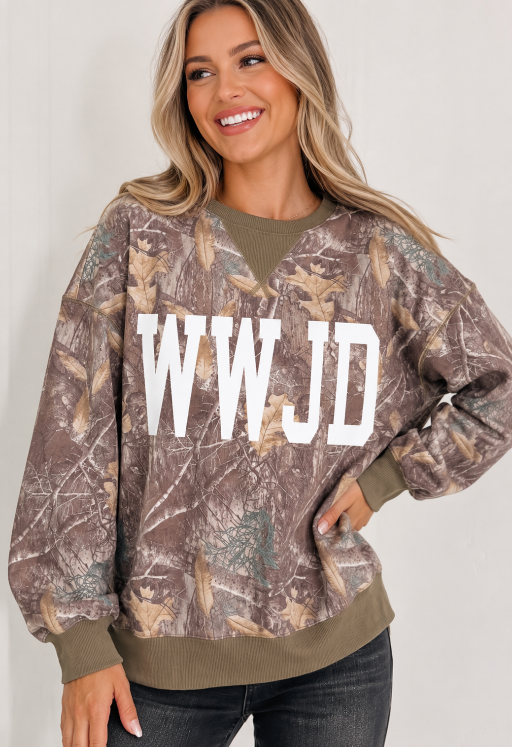 WWJD Slit Sweatshirt