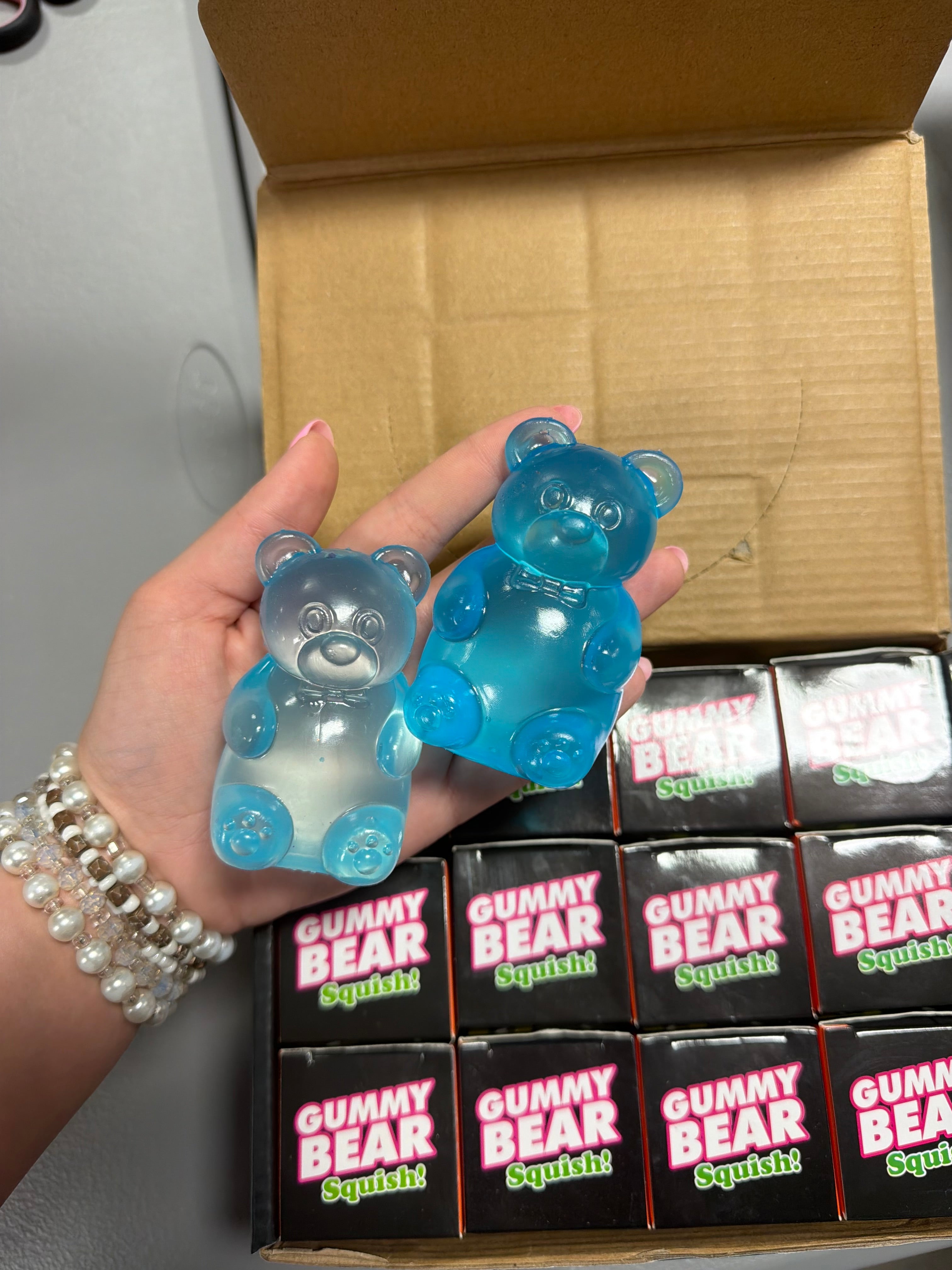 Mystery Gummy Bear Squishy *two sizes* New RTS