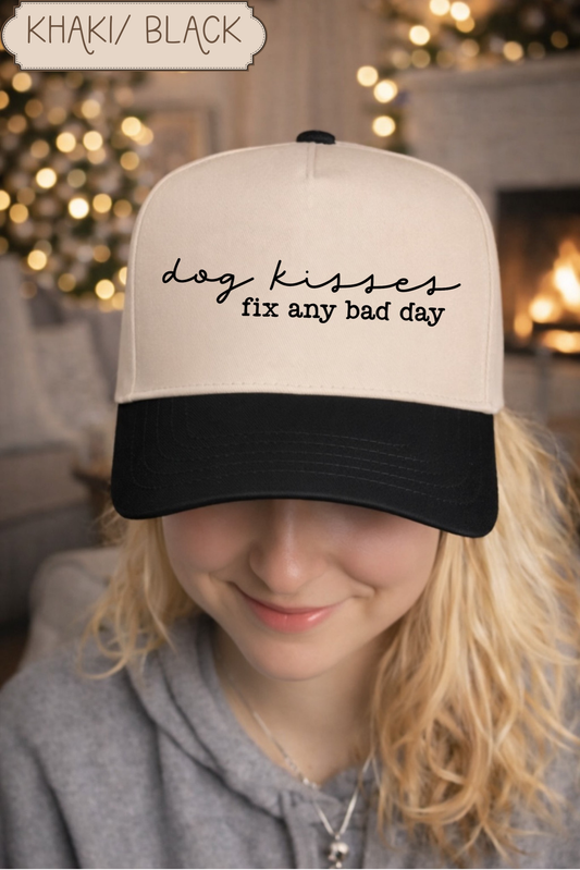 Dog Kisses Fix Any Bad Day Hat.