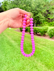 Natural Stone Fall Beaded Necklaces RTS