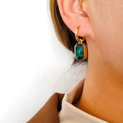 Emerald Cut Earrings