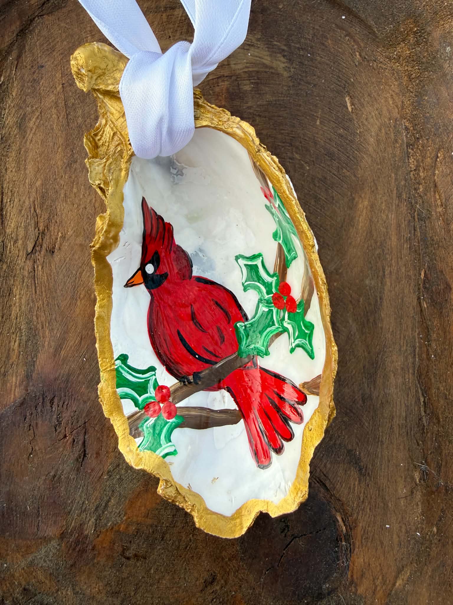 Handmade Oyster Ornament