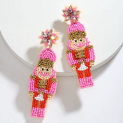 Nutcracker Beaded Earrings