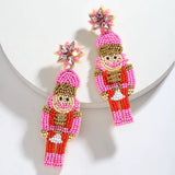 Nutcracker Beaded Earrings