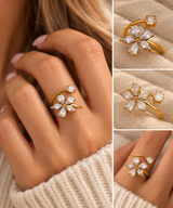 Floral Diamond Ring New RTS
