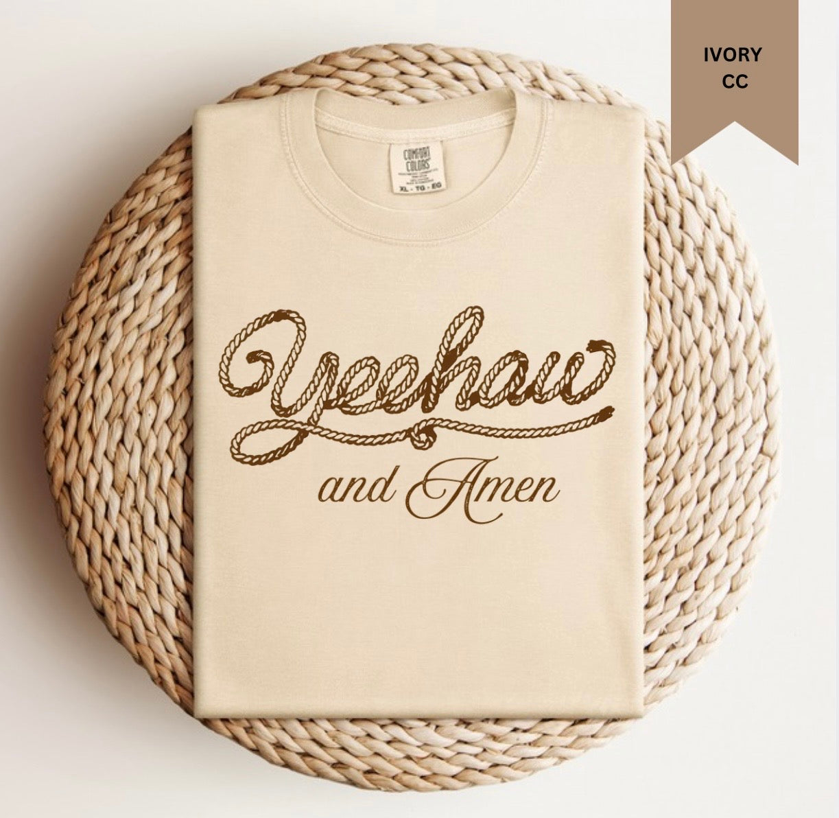 Yeehaw and Amen Tee.