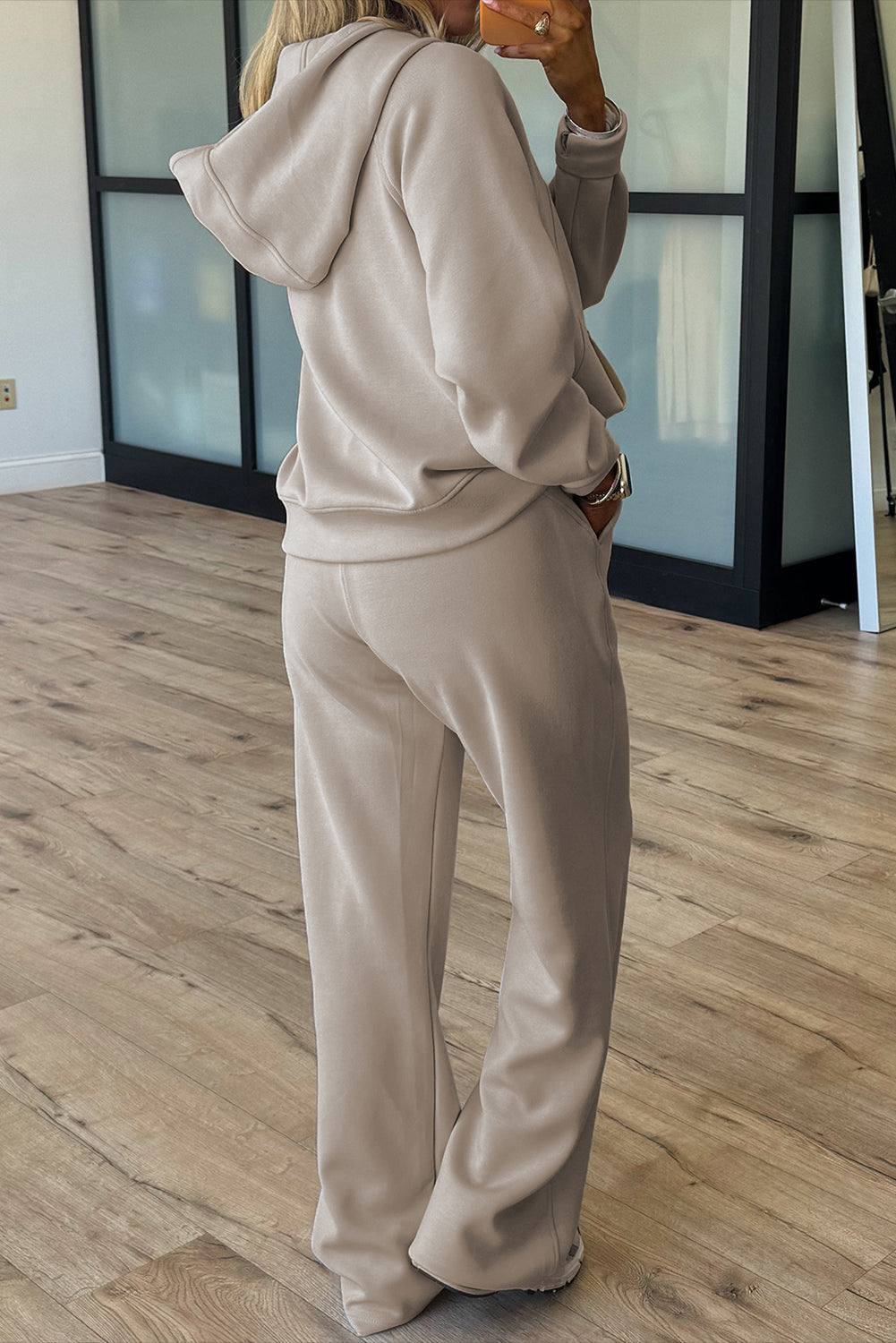 Half Zip Active Pants Set