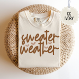 Neutral Basic Multi Heart Sweater Weather Tee.