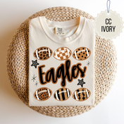 Neutral Printed Team Name Custom Tee.