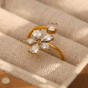 Floral Diamond Ring New RTS