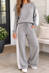 Polka Dot Eyelet Set
