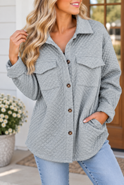 Retro Quilted Shacket