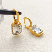 Emerald Cut Earrings