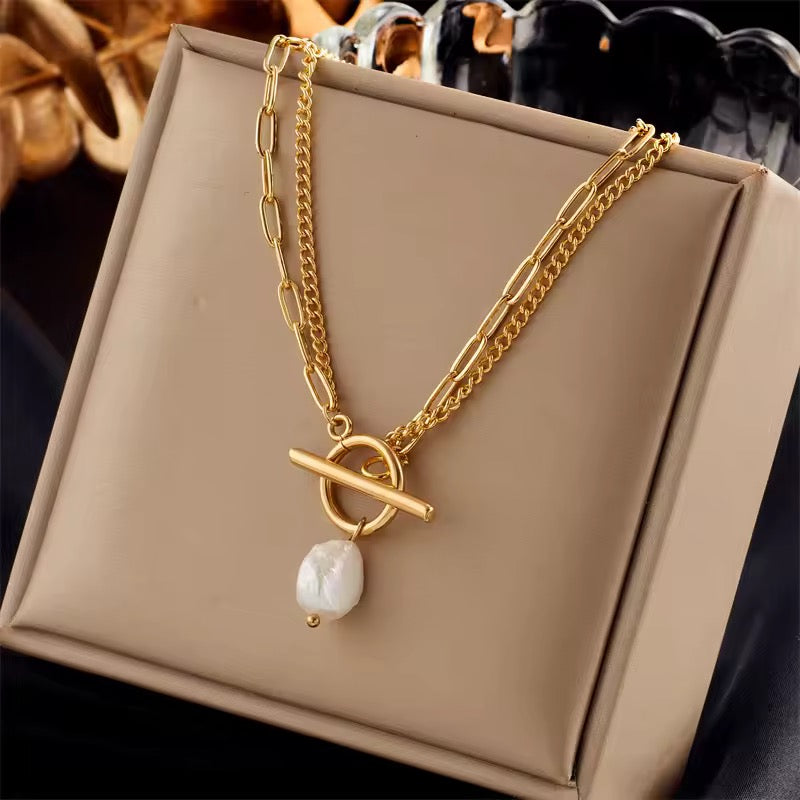 Double Layered Necklace New RTS