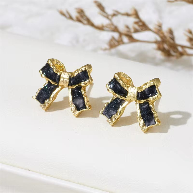 Mini Bow Stud Earrings