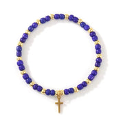 Cross Beaded Bracelet