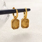 Emerald Cut Earrings New RTS