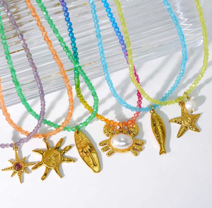 Beaded Summer Necklace