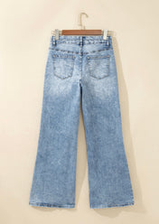 Blue Acid Wash Jeans (Light or Dark Wash)