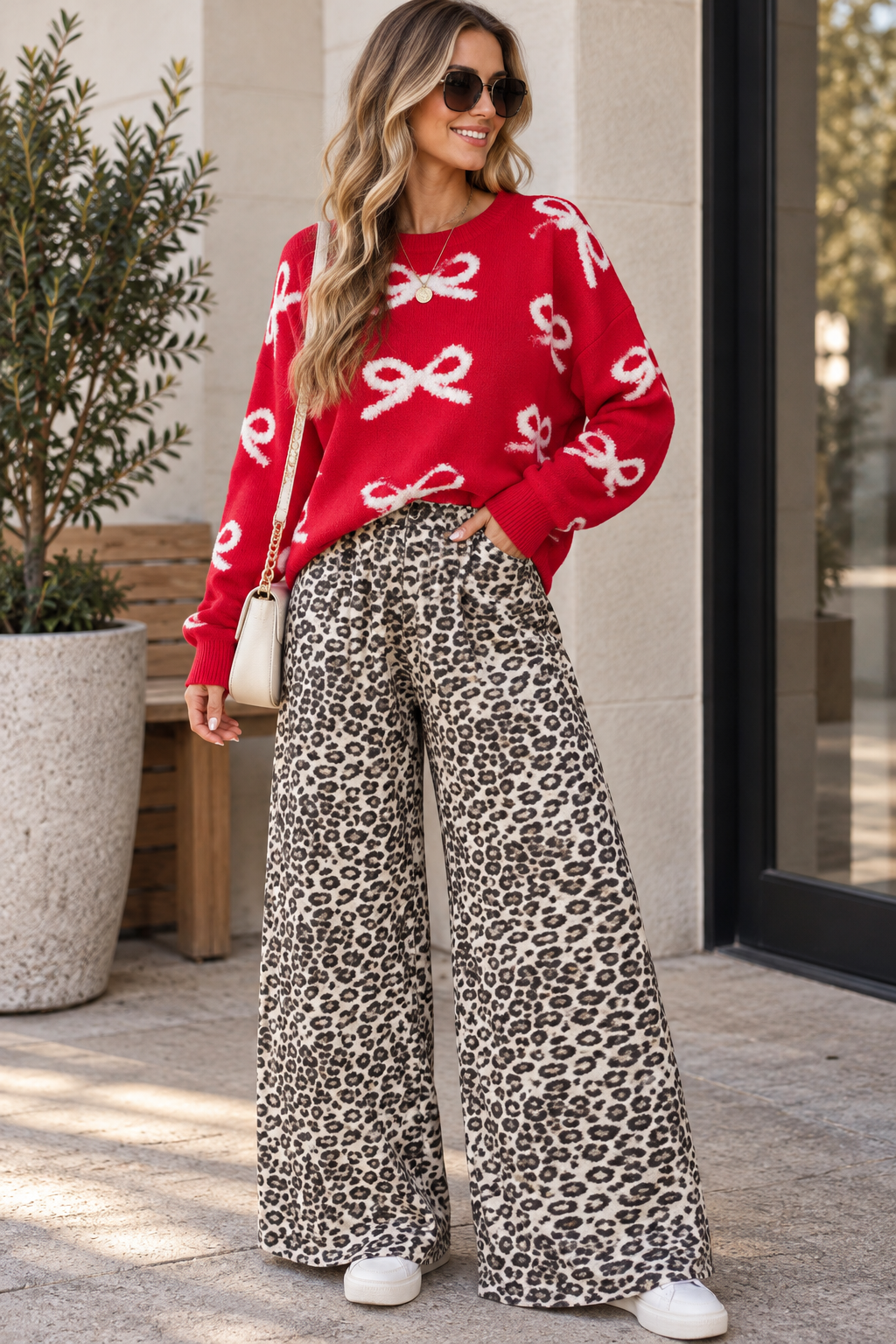 Leopard Full Length Pants