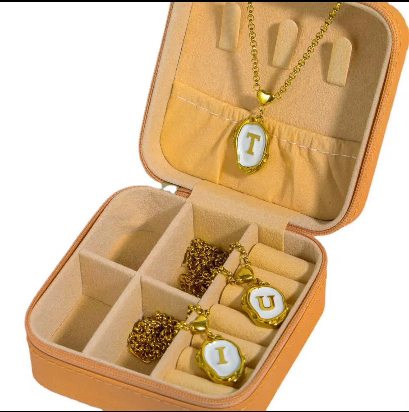 Oyster Initial Necklace