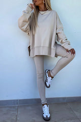 Oversized Ribbed Set