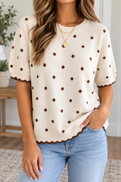 Polka Dot Sweater Full Run RTS