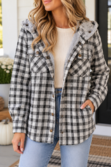Black Plaid Shacket