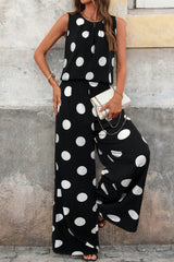 Black Polka Dot Outfit