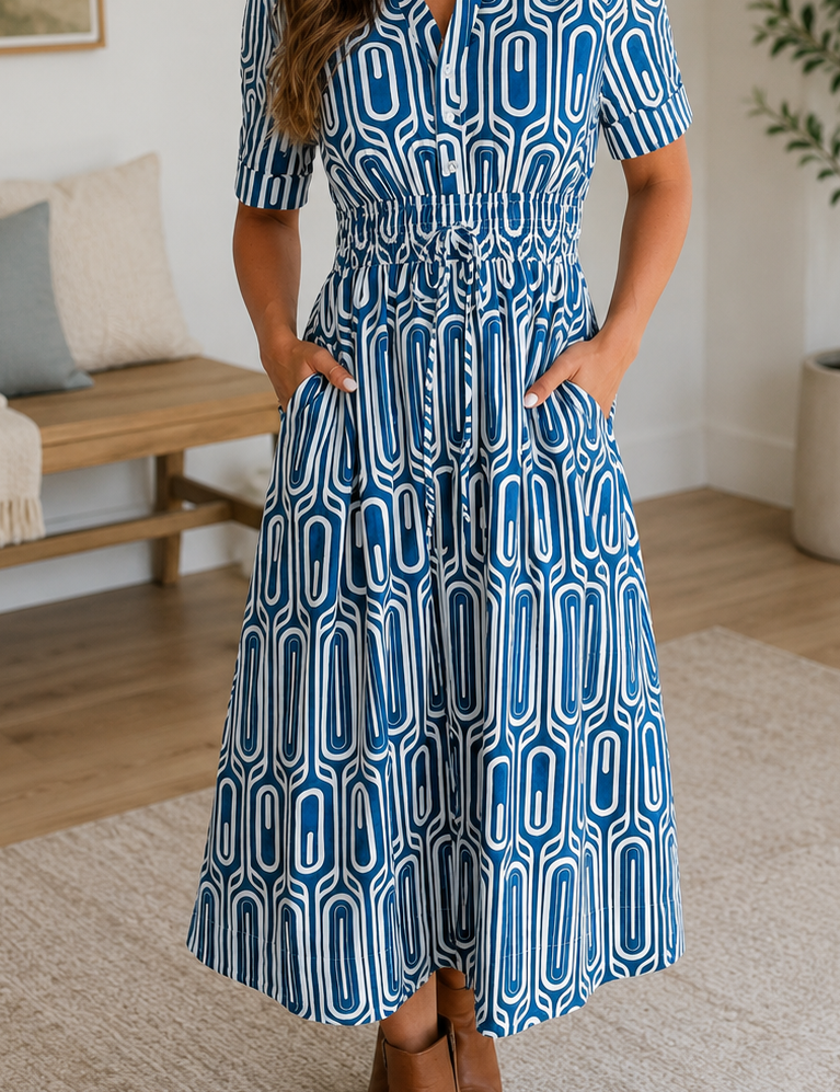 Blue_Geometric_Drawstring_Dress.png